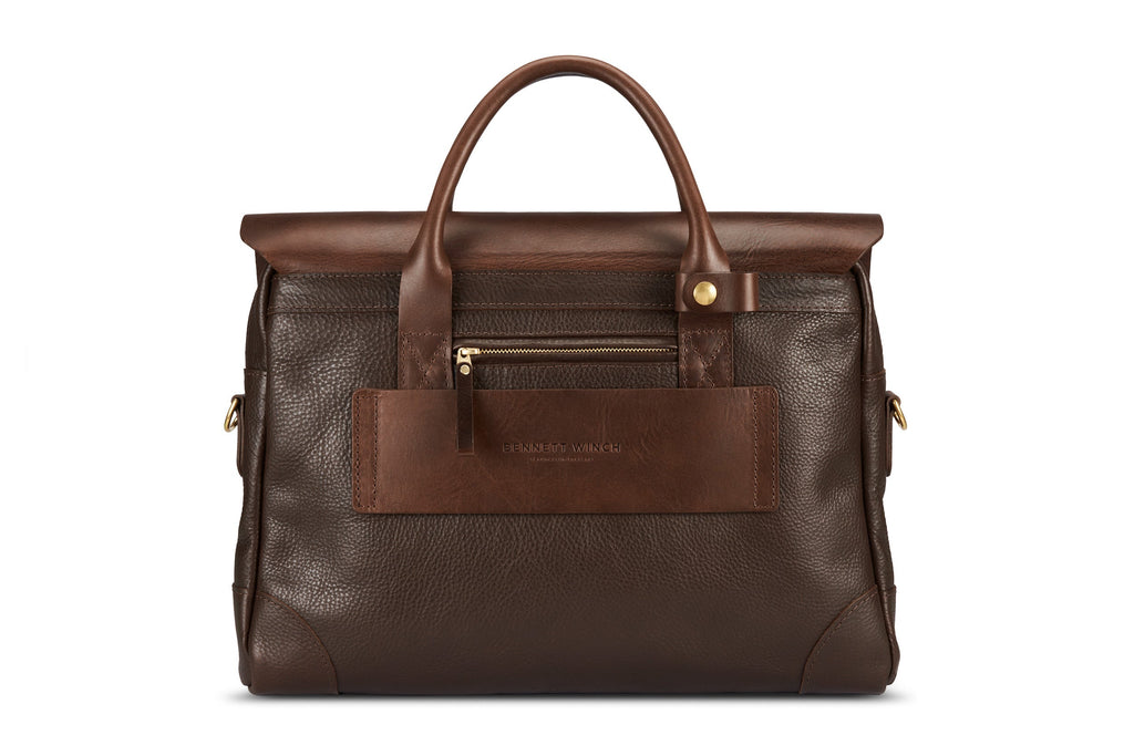 Leather Brief - Brown