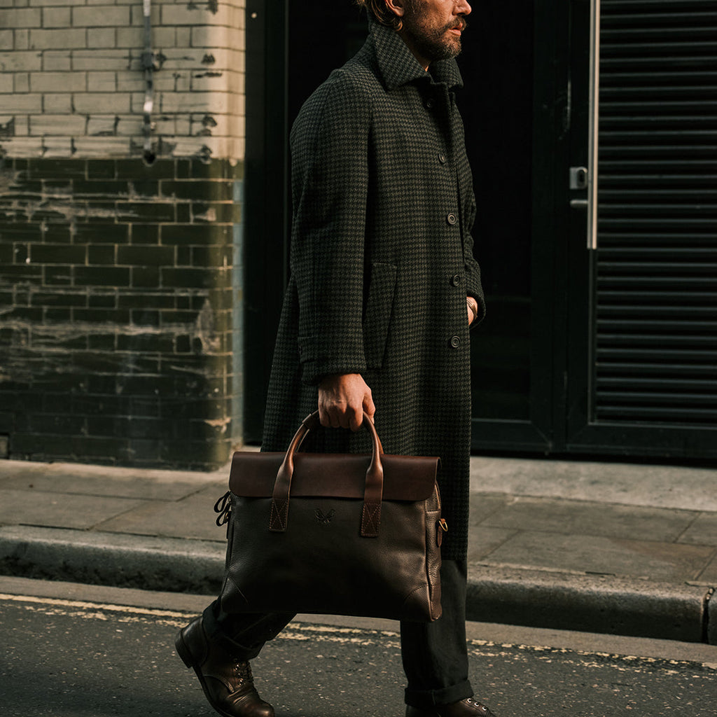 Leather Brief - Brown
