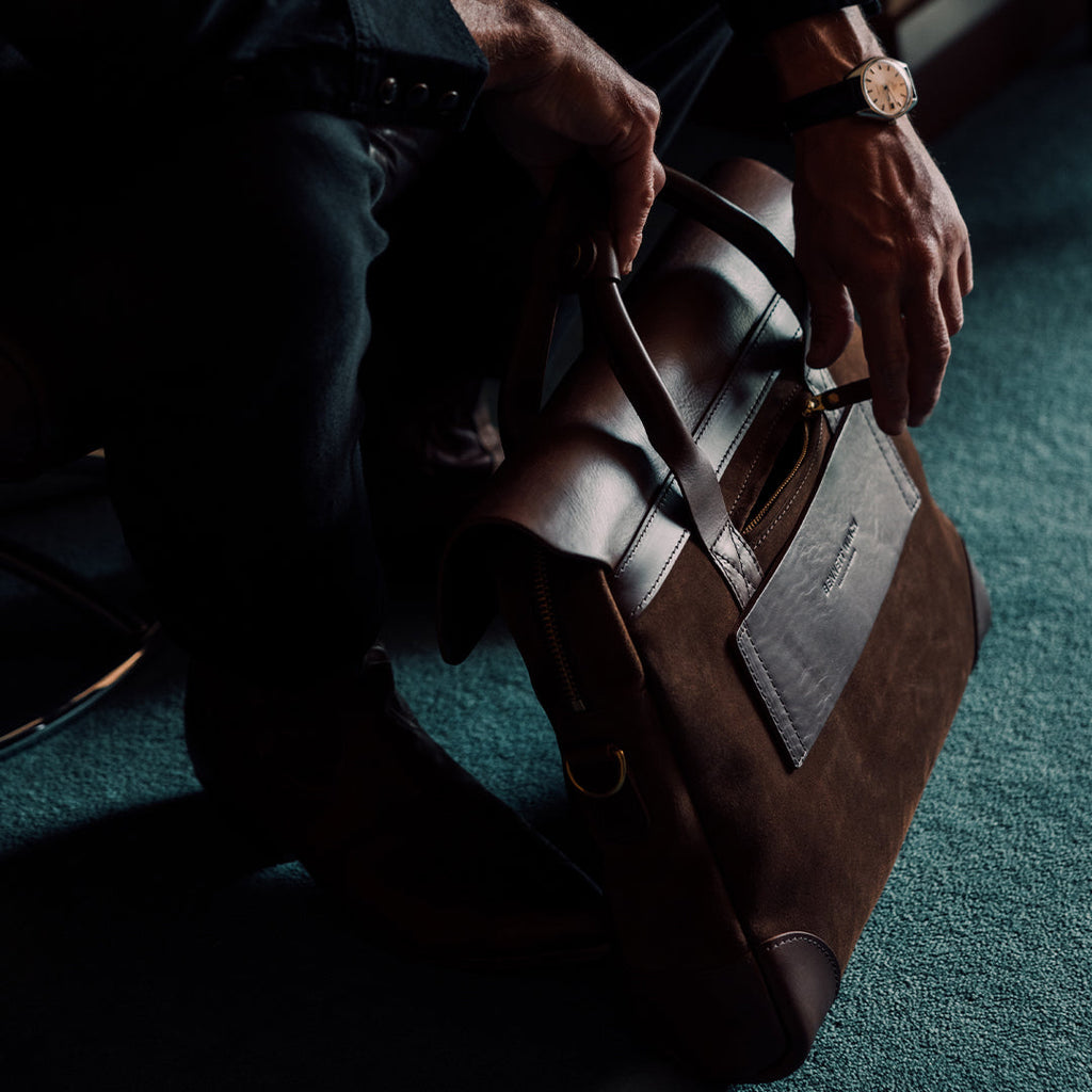 Suede Brief - Tobacco Brown