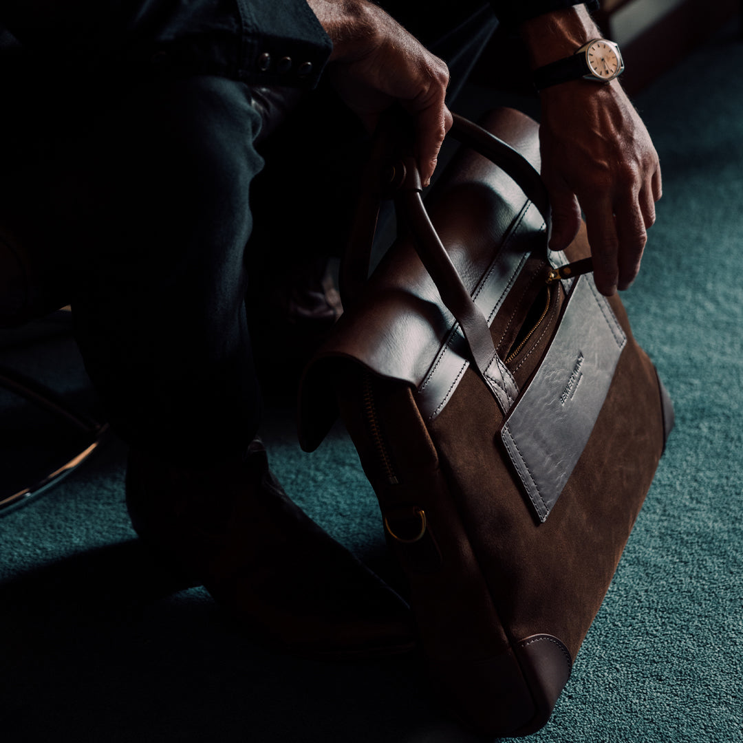 Suede Brief - Tobacco Brown