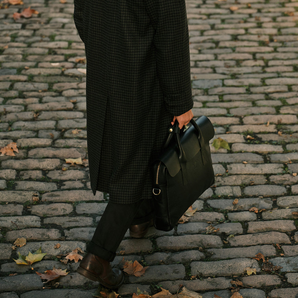Leather Brief - Black