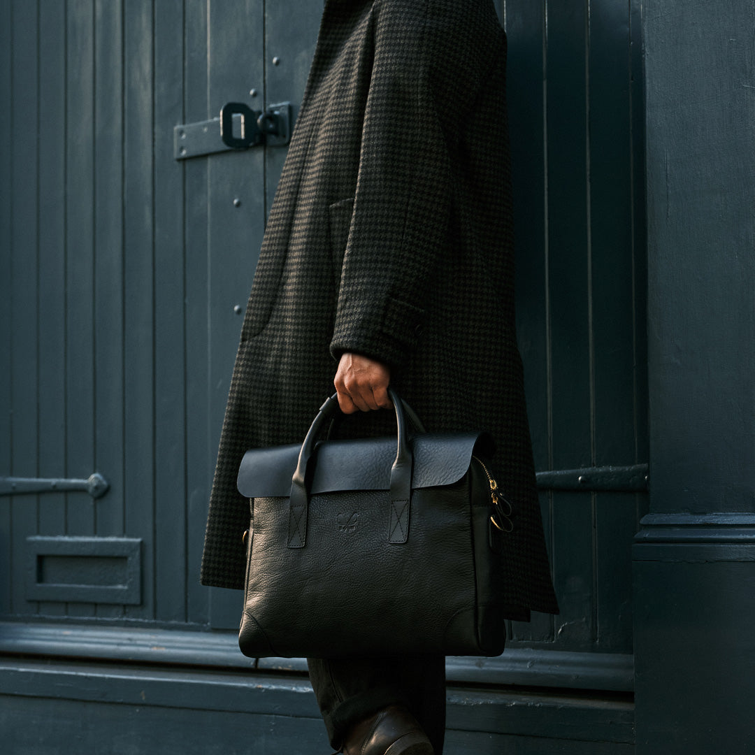 Leather Brief - Black