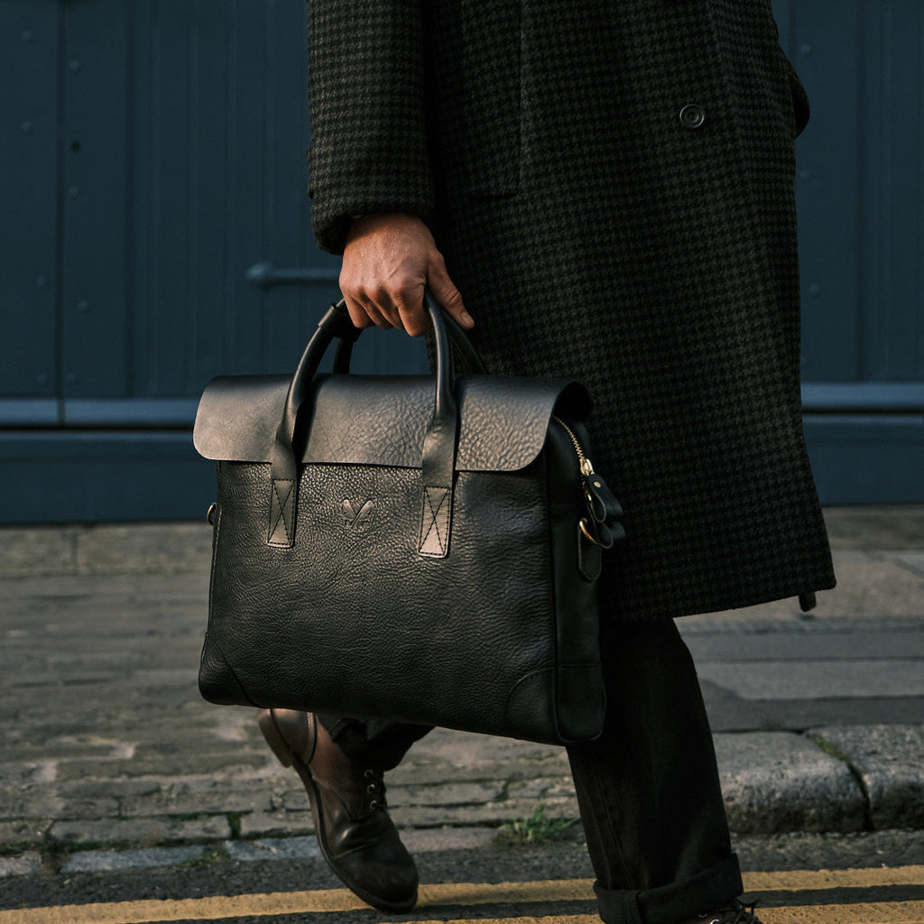 Leather Brief - Black